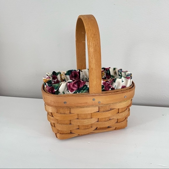 Longaberger 1995 vintage Horizon of Hope basket and accessories - Picture 2 of 12